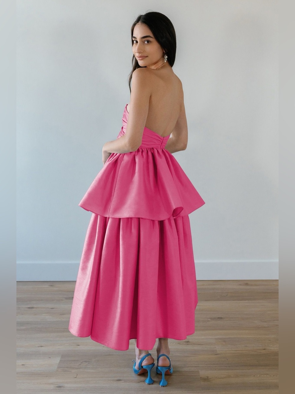BY WATTERS. Passiflora Ruffle Dress Pink Size 0